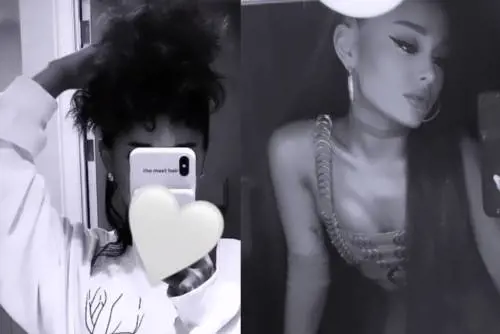 Ariana Grande mostra i suoi veri capelli, corti e ricci