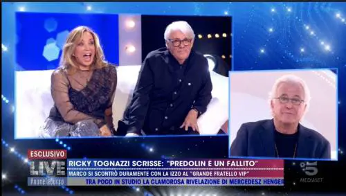 Marco Predolin attacca Ricky Tognazzi e volano parole grosse