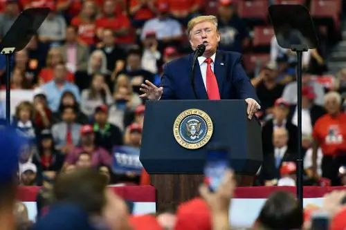 Donald Trump in campagna elettore in Florida