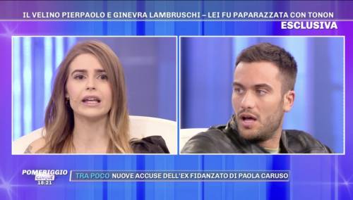 Pierpaolo Petrelli lascia Ginevra Lambruschi in diretta tv