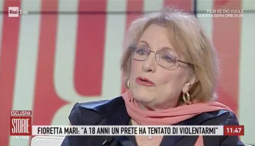 Fioretta Mari: "A 18 anni un prete ha tentato di violentarmi"