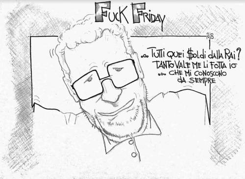 La vignetta del giorno: Fazio fuck friday