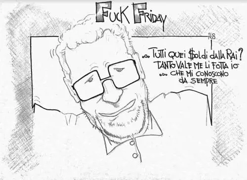 La vignetta del giorno: Fazio fuck friday