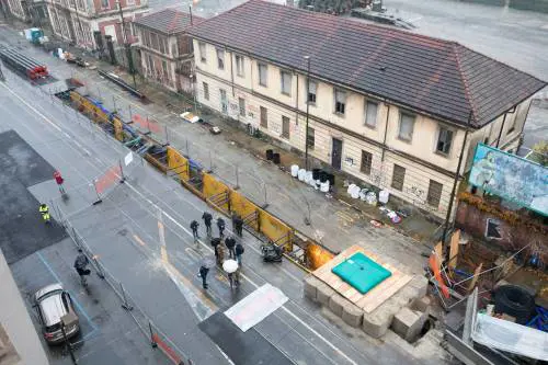Disinnesco ordigno bellico a Torino