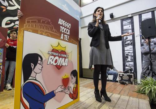 La propaganda della Raggi tra i bimbi: il fumetto sulla sindaca eroina fa discutere