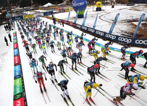 Marcialonga, 7.500 in gara con gli sci da fondo fra sport e grandi eventi