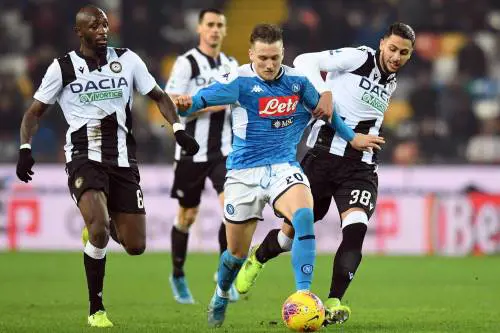 Il Napoli non esce dalla crisi: 1-1 in casa dell'Udinese