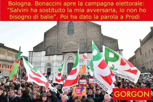 La satira del giorno: la campagna elettorale di Bonaccini