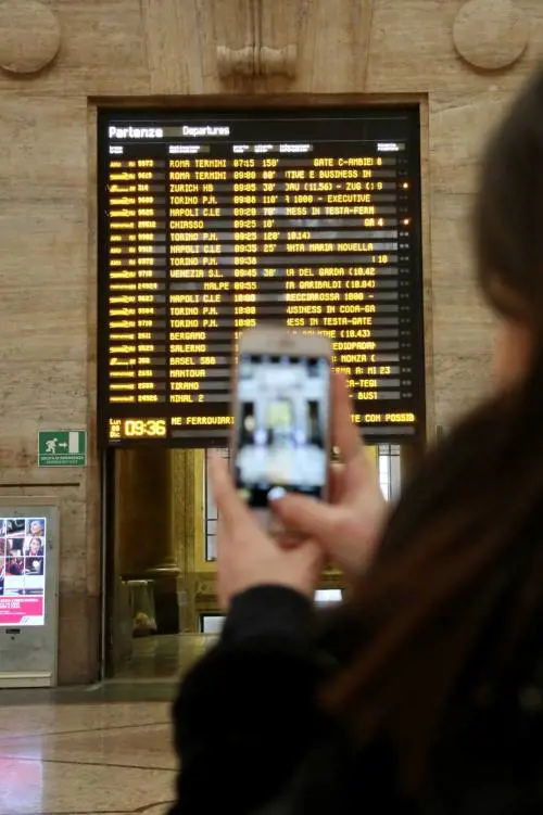 Nuovo esodo dal Nord: treni pieni solo a metà