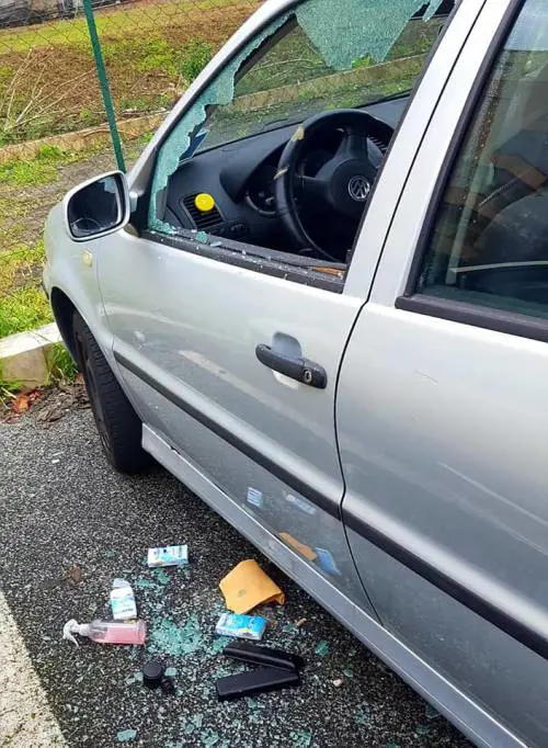 Monti Tiburitini, saccheggiate nella notte una decina di auto