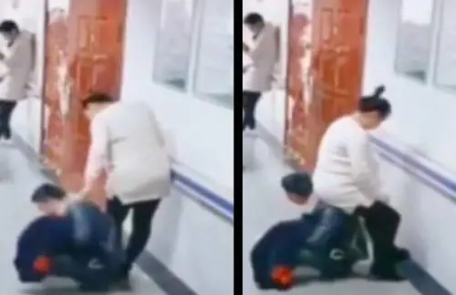 Nessuno cede il posto alla moglie incinta: il marito diventa una sedia