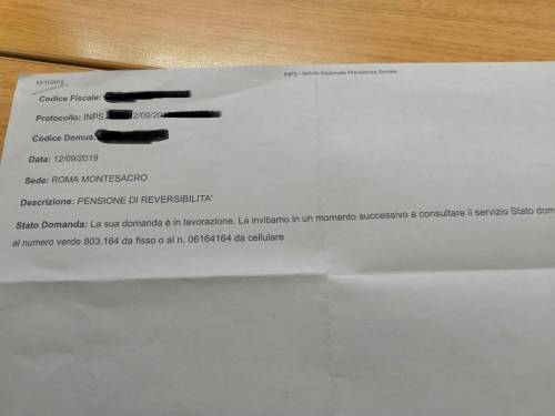 Il gelo (puntuale) dell'Inps