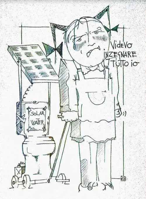 La vignetta del giorno: Greta promuove il suo "brevetto" in giro per il mondo