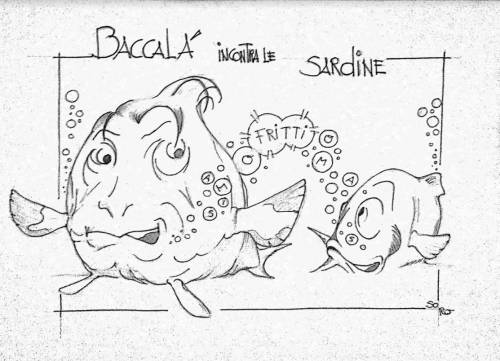 La vignetta del giorno: Conte incontra le sardine