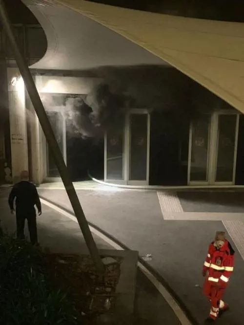Roma, incendio nella sede della Regione Lazio