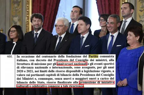 L'ultima follia dei giallorossi: "Centenario del Pci anniversario nazionale"