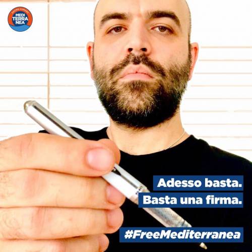 Le Ong tornano alla carica e Saviano firma la campagna "#FreeMediterranea"
