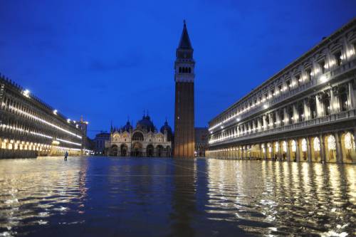 Allerta per l’acqua alta a Venezia