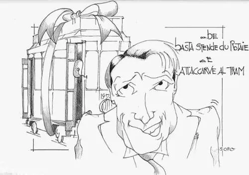 La vignetta del giorno: Conte regala un tram a Taranto per Natale