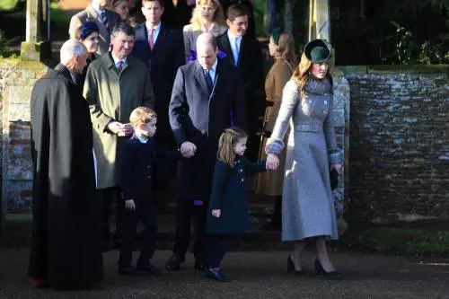 Prima messa di Natale a Sandringham per la principessa Charlotte