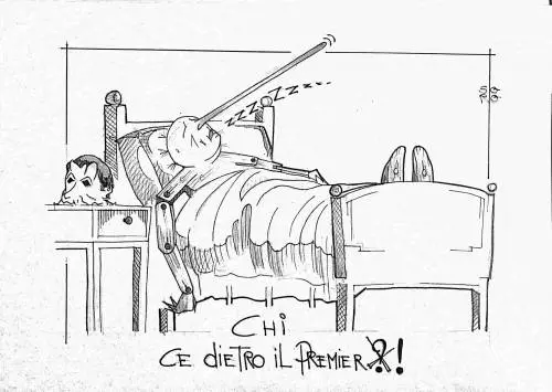La vignetta del giorno: chi c'è dietro a Conte?