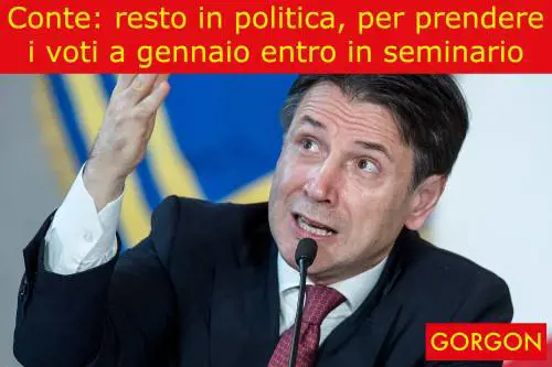 La satira del giorno: Conte resta in politica