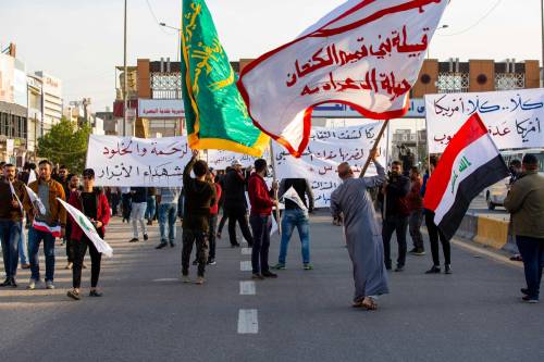 Le proteste contro l'ambasciata Usa in Iraq