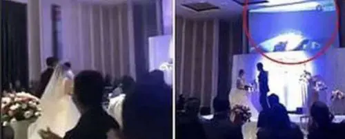 Matrimonio con vendetta: lo sposo mostra il tradimento della sposa alle nozze