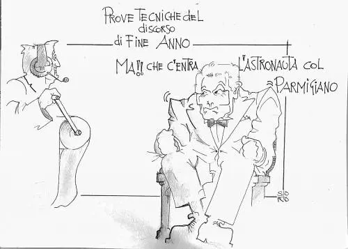 La vignetta del giorno: prove tecniche di discorso di fine anno