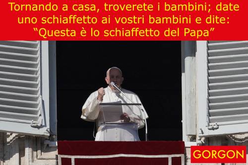 La satira del giorno: il messaggio di Papa Francesco