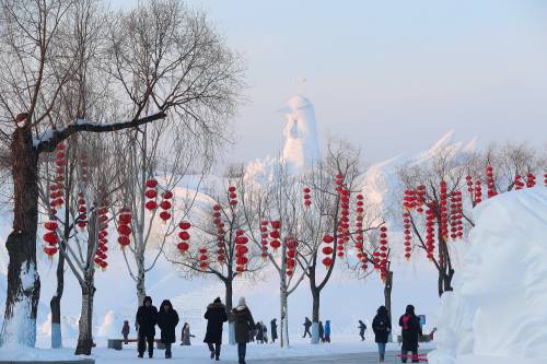 Cina, le foto dell'Ice & Snow Festival 2020