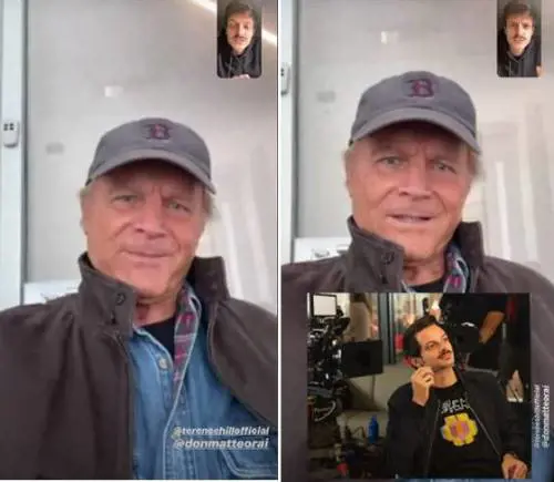 Fabio Rovazzi su FaceTime con Terence Hill: "Posso dire cosa faccio in Don Matteo?"