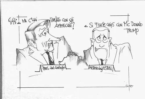 La vignetta del giorno: Di Maio e il colloquio con gli americani
