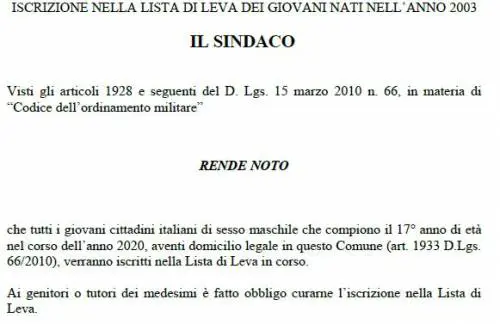 "Nati nel 2003 iscritti alle liste", l'annuncio manda le mamme in allarme