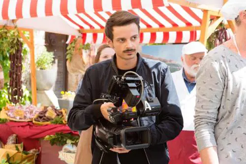 Rovazzi sul set di "Don Matteo"