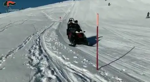 Lattine di alcolici nella neve: il nascondiglio scoperto dai carabinieri