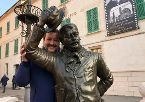 Elezioni in Emilia-Romagna, Salvini: "Oggi Peppone voterebbe Lega"