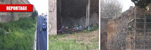 Le Mura Aureliane tra crolli e discariche: così muore l'Antica Roma