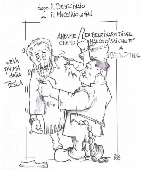 La vignetta del giorno - Il macellaio di Lerner