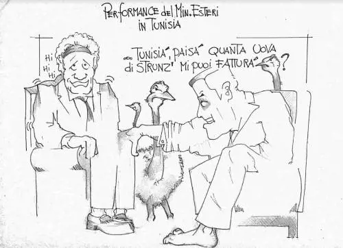 La vignetta del giorno: la performance di Di Maio in Tunisia