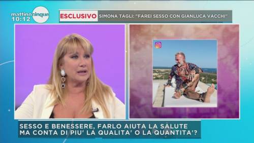 Simona Tagli: "Per Gianluca Vacchi interromperei la mia castità"