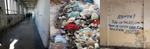 Ex scuola occupata: galleria degli orrori