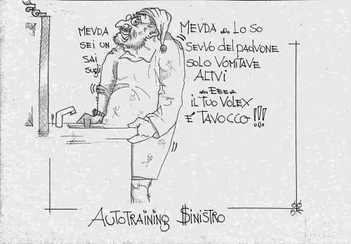 La vignetta del giorno: Gad e l'Autotraining sinistro