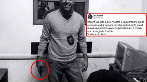 "Con le sardine non è una passeggiata": bufera sul tweet con la pistola