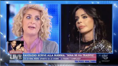 Volano stracci tra Nina Moric e la madre di Luigi Favoloso