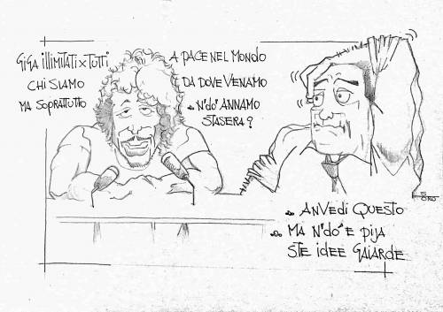 La vignetta del giorno: le sardine dettano agenda a Zingaretti