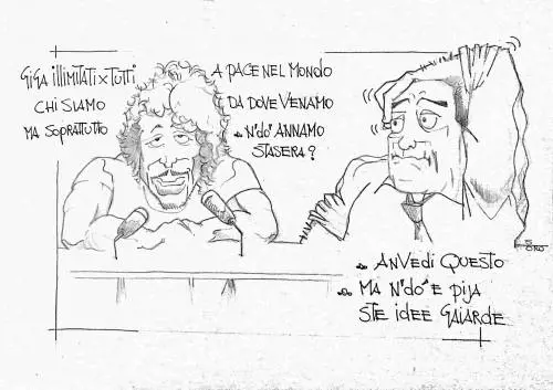 La vignetta del giorno: le sardine dettano agenda a Zingaretti