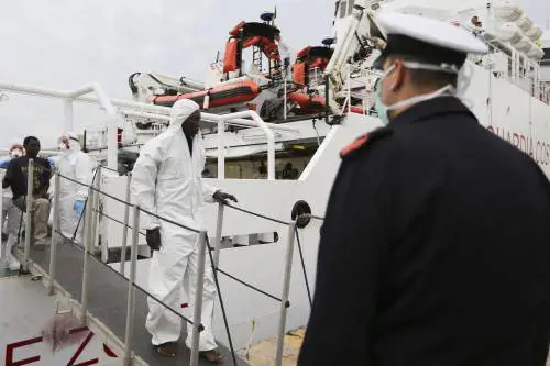 Una foto d'archivio della nave Gregoretti