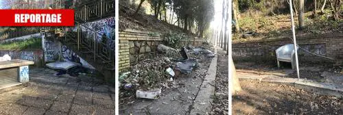 A Roma è degrado senza fine: una discarica pure ai Parioli