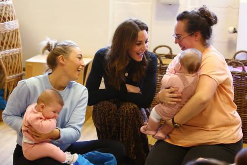 Kate Middleton tra i bambini, foto